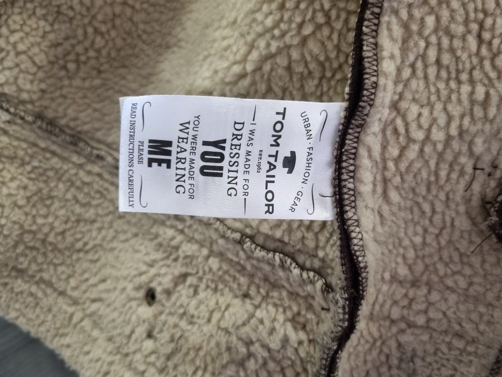 Geaca Tom Tailor blana ecologica