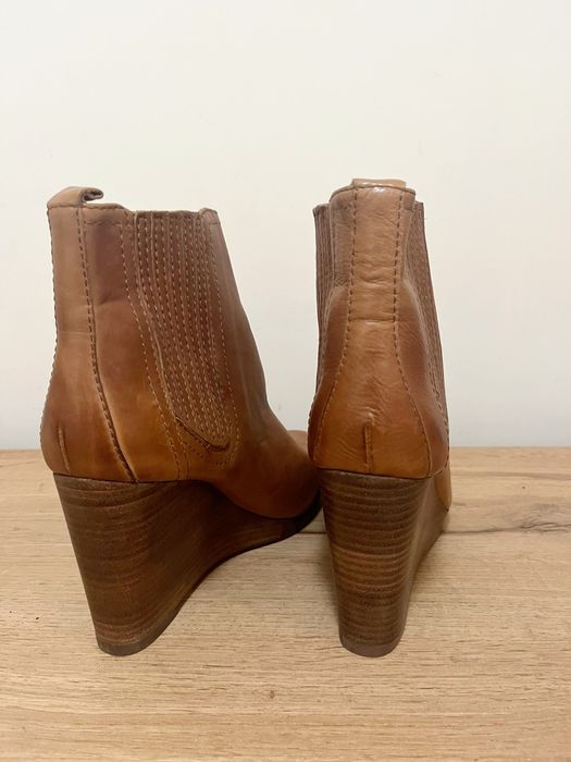 Боти естествена кожа Massimo Dutti