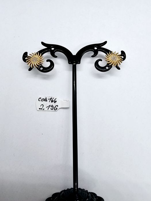 Vand cercei din aur 14 k 2.19 g cod 166