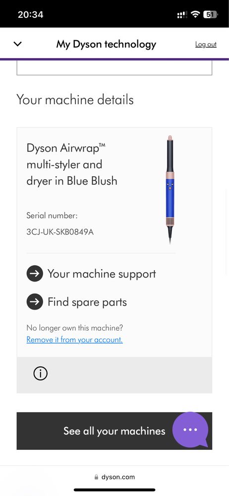 Dyson styler original