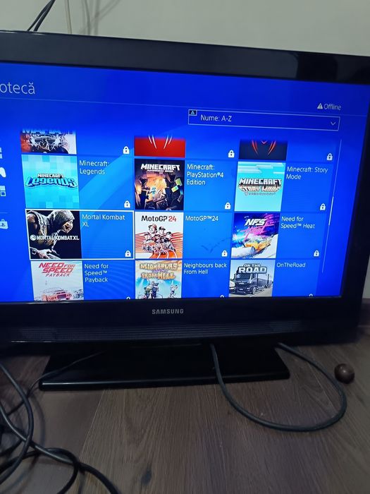 PlayStation 4 PS4 Slim ModaT (Orice Joc Gratis) +70 Jocuri