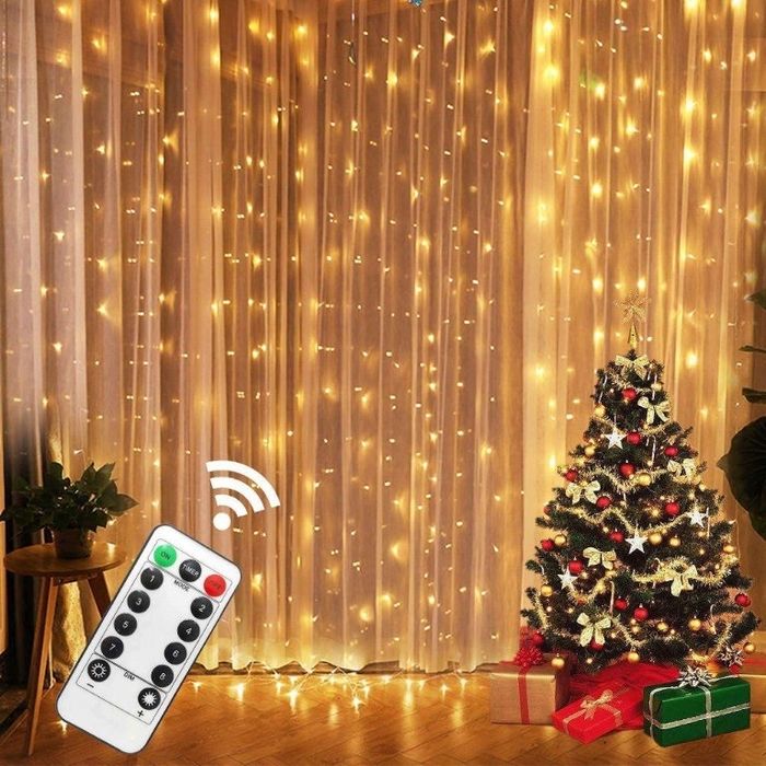 ПРОМО Светеща завеса MagicTwinkle, LED, 3 x 3 м, 300 лампички