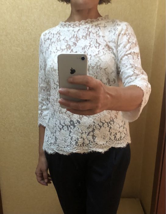 Блузка кружевная