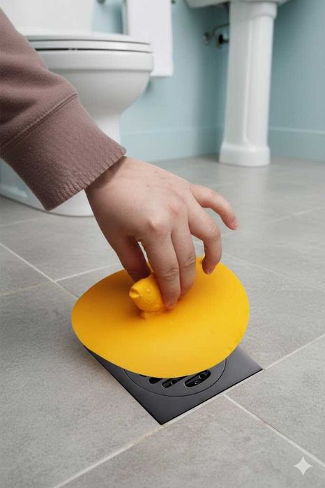 Ефективен Капак за Канал/Сифон: Блокира НАСЕКОМИ , миризма и косми