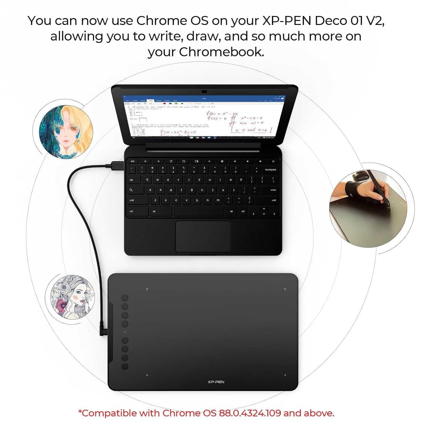 Графичен таблет XP-PEN Deco 01- без писалка