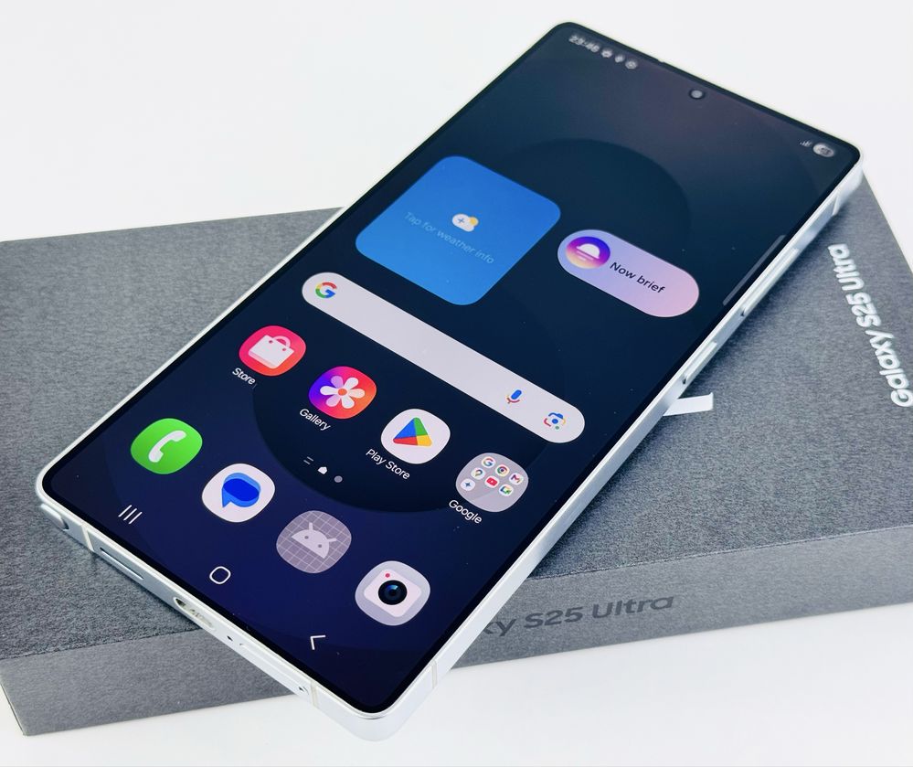 KATO НОВ! Samsung Galaxy S25 Ultra 5G 1TB 12RAM Whitesilver Гаранция!