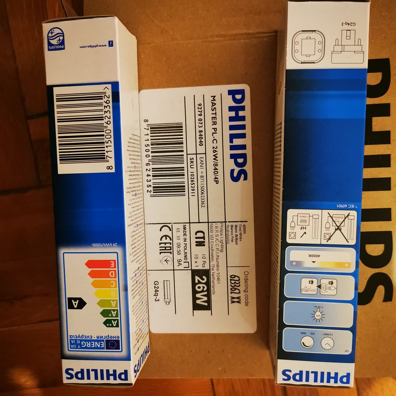 Продавам крушки PHILIPS Master PL-C 26w/840/4p