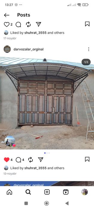 Naves panjara perila darvoza va svarka ishlari