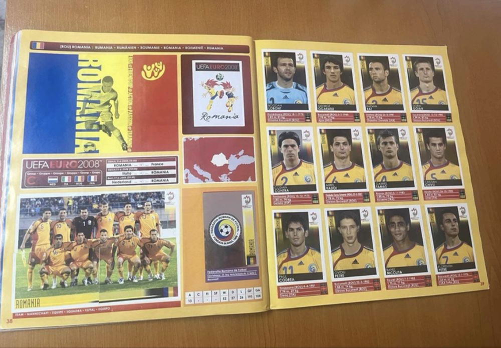 Album complet Panini Euro 2008