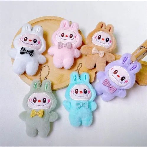 Плюшена играчка Labubu, колекционерски ключодържател Mystery box