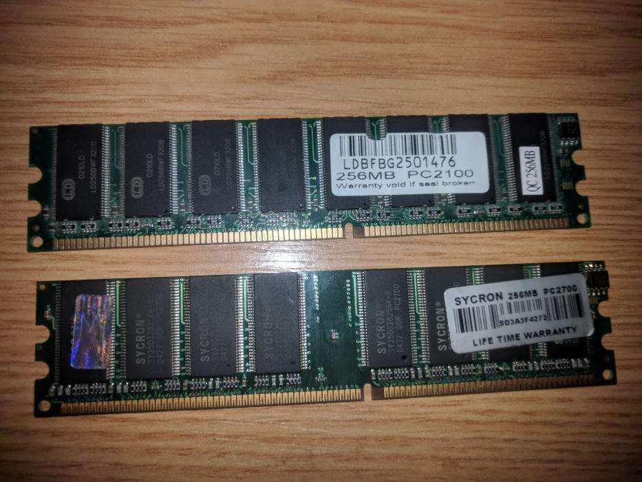 Memorie DDR 2X256MB PC2100 PC2700