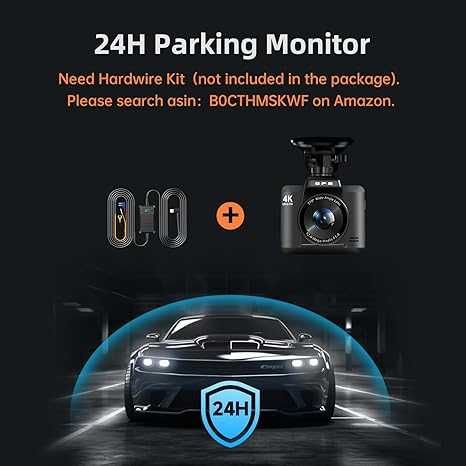4K+1080P Dash Cam Front and Rear