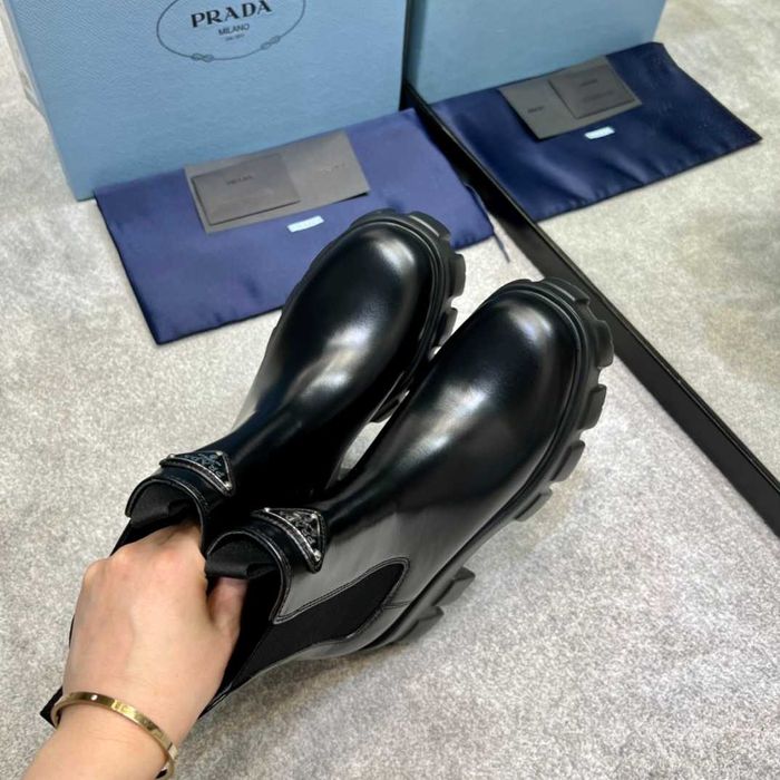 Ghete Prada - piele naturala 100% premium prezentare completa