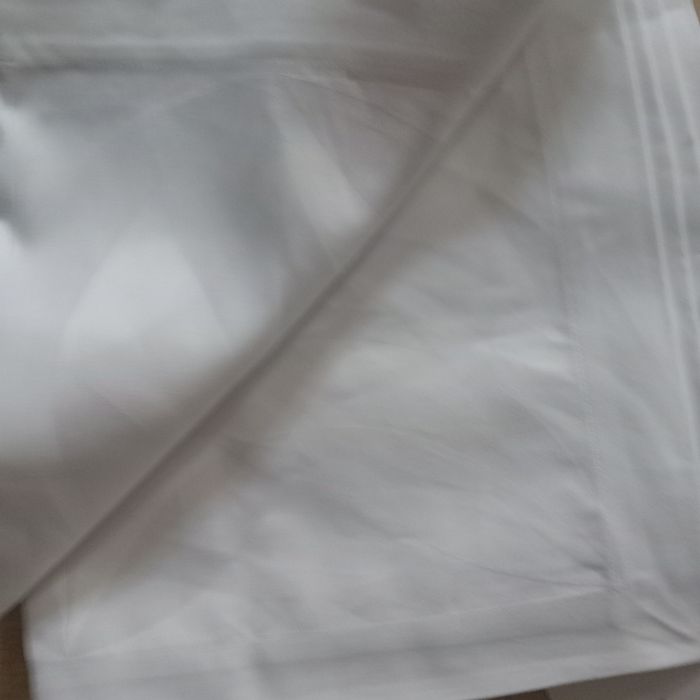 Fata de masa Jaquard alba bumbac