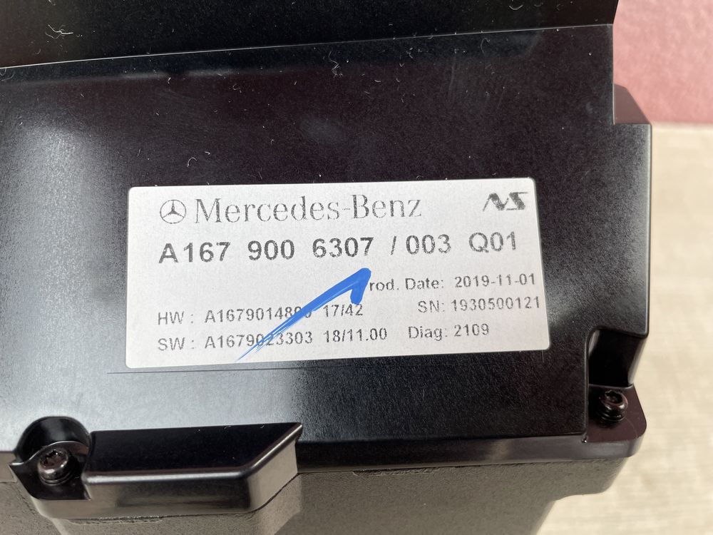 Head up display  HUD Mercedes GLE W167 2019/2022 A1679006307