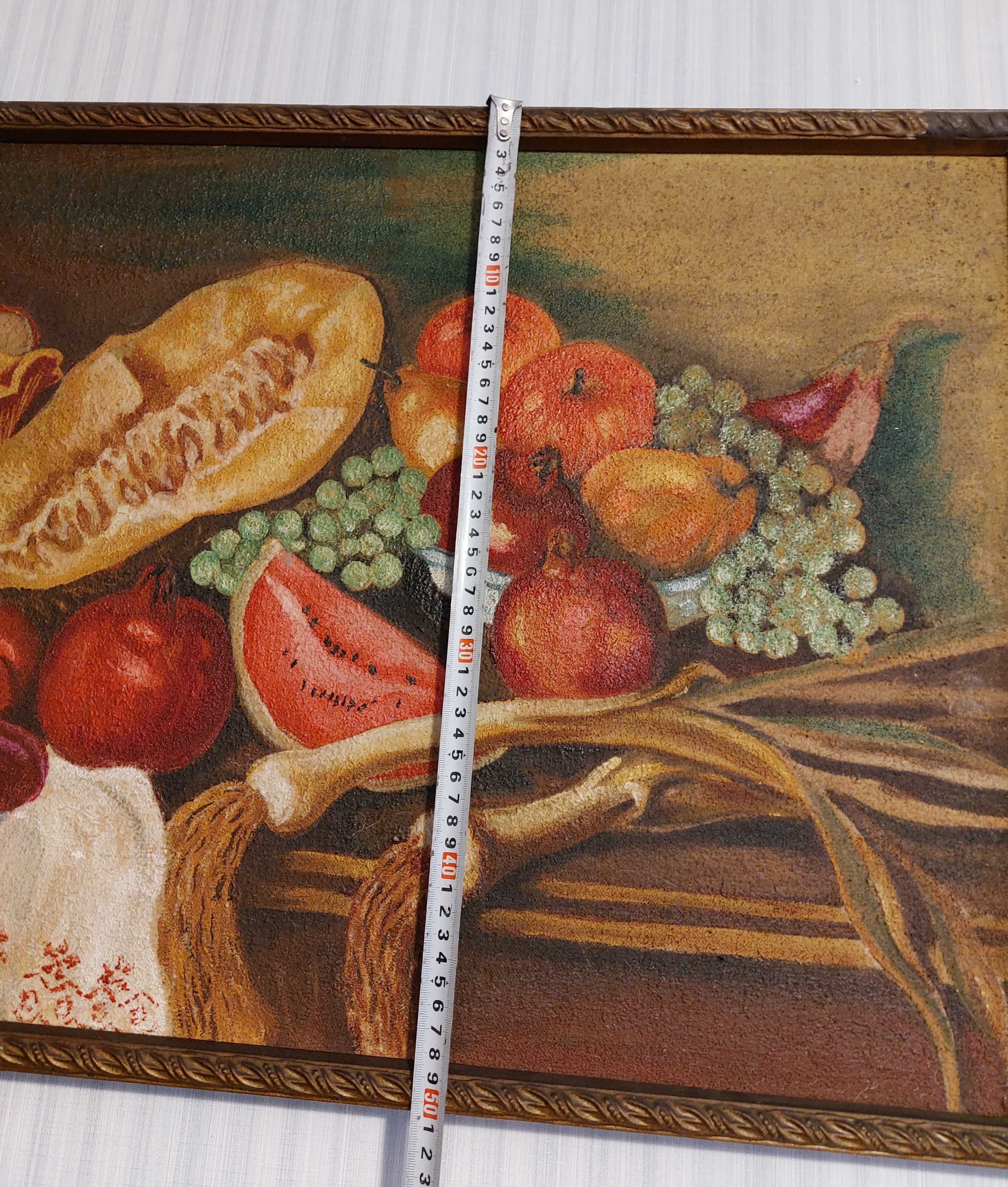 Картина Овощи Фрукты. Холст масло