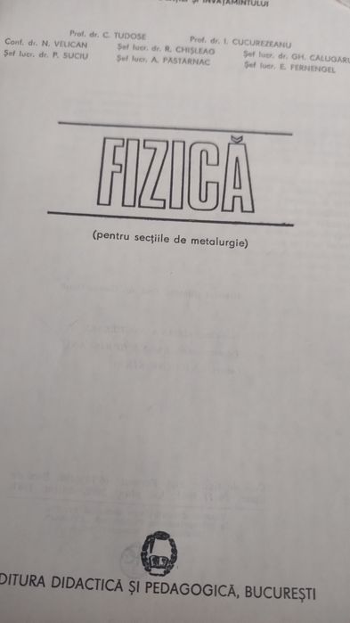 Fizica pt ingineri metalurgi