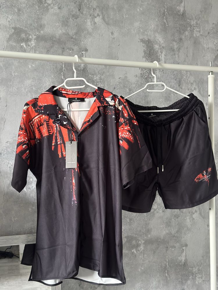 Compleu Marcelo Burlon vara camasa pantaloni scurti