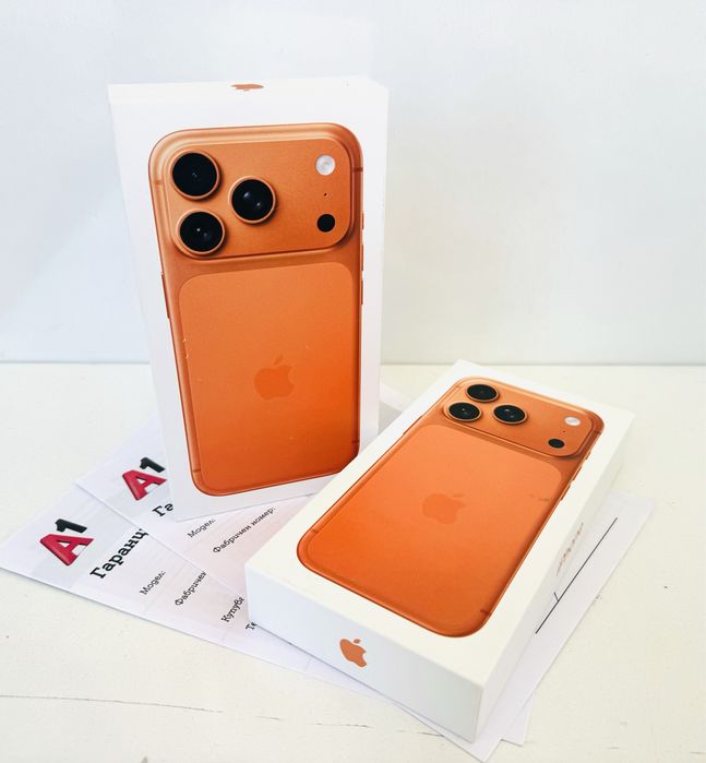НОВ! iPhone 17 Pro 256GB Cosmic Orange ГАРАНЦИЯ 24 Месеца!