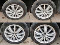 Set 4 Jante Roti Aliaj 235 50 18 R18 5x112 Skoda Octavia 3 2013 - 2017 sdgb33