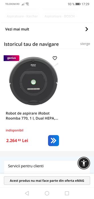 Aspirator IRobot Roomba 770