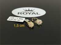 Bijuteria Royal CB : Cercei copil aur 14k 1,43 grame