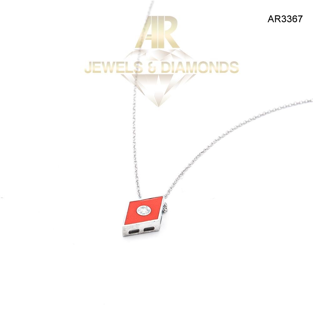 Colier Aur 14 K cu Diamante model nou ARJEWELS(AR3367)