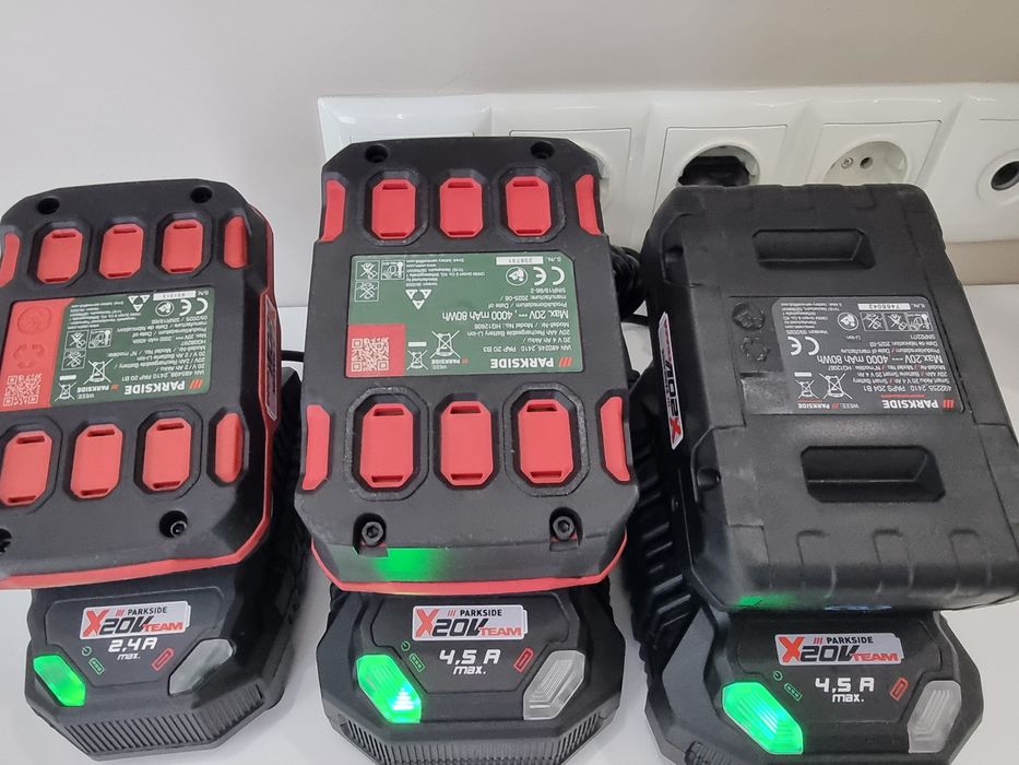 Батерия + зарядно Parkside X20 20v Bluetooth