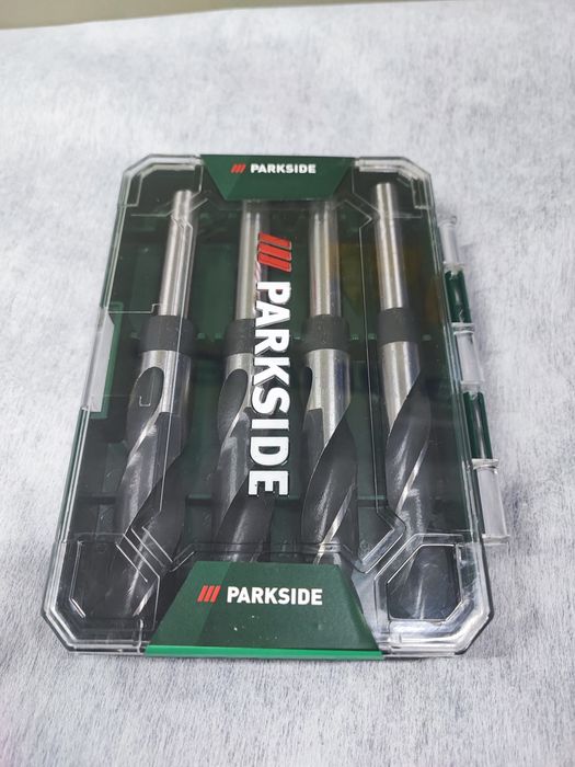 Set burghie spirala HSS Parkside 4 buc Ø16-20mm metal, lemn și plastic