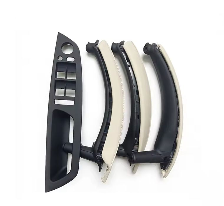 Set manere piele complet crem bej negru dreapta Bmw X5 X6 E70 E71 M