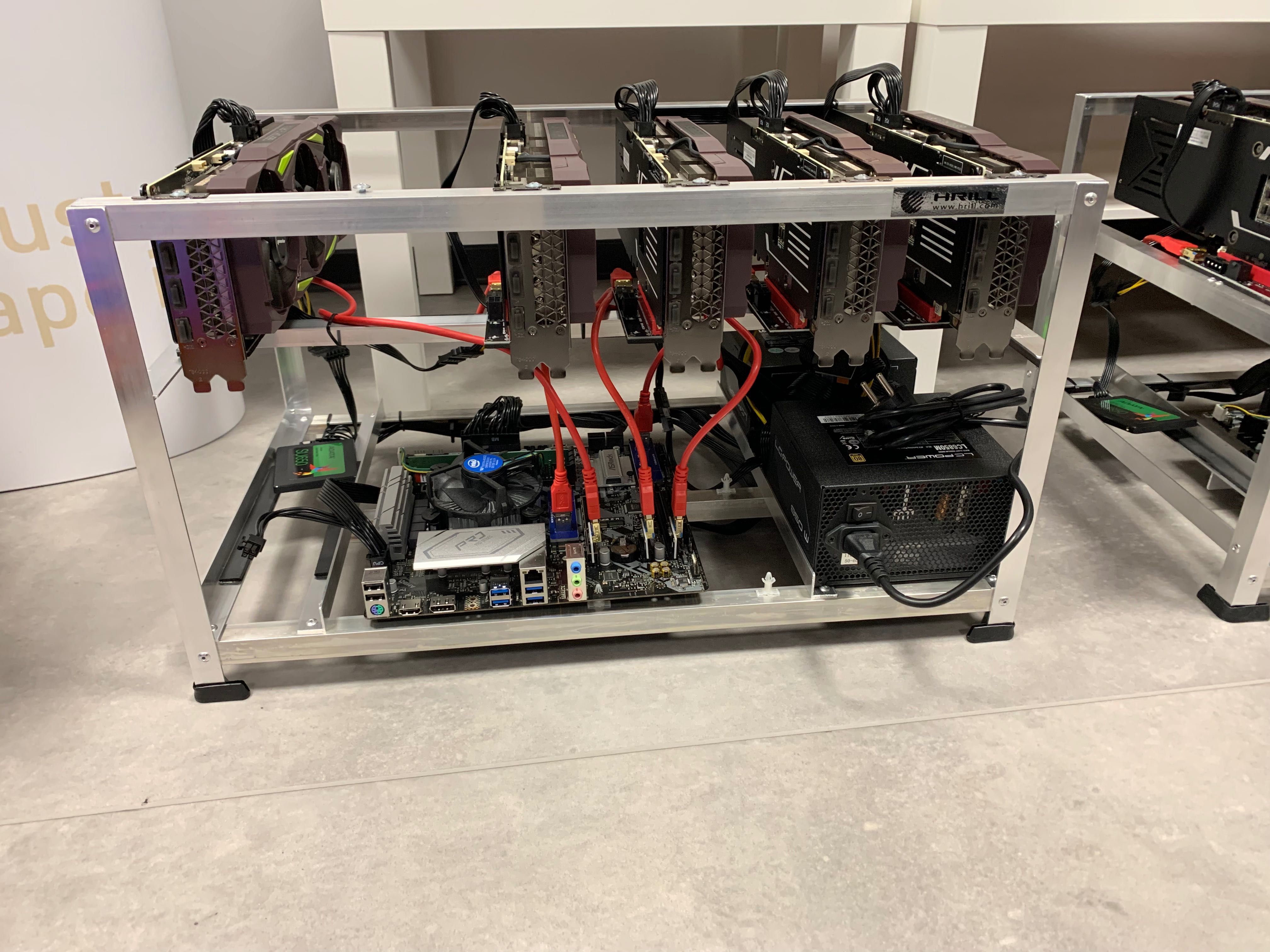 Продавам 3 броя Mining RIG-ове / копачки Nvidia RTX 3080