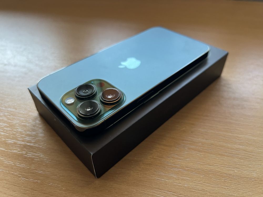 iPhone 13 PRO 128 Gb, Alpine Green, 86% baterie, cu cutie