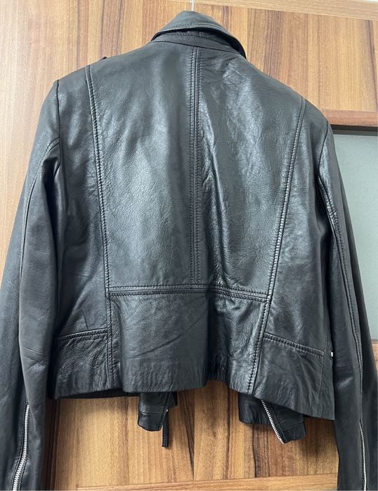 Geaca din piele Mango masura L