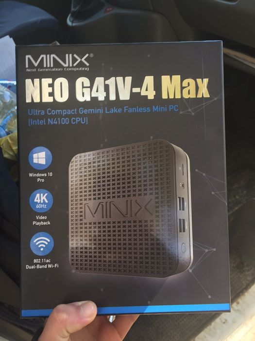 Малък настолен компютър Minix neo g41V-4 max
