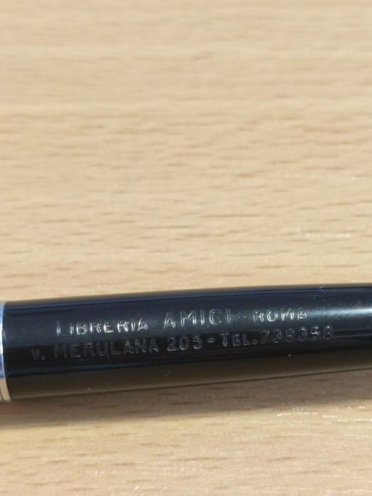 Stilou italian cu piston nou penita aurie