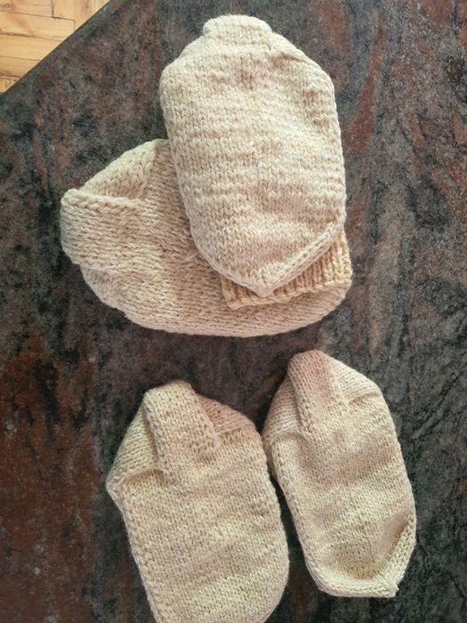 Домашни вълнени чорапи