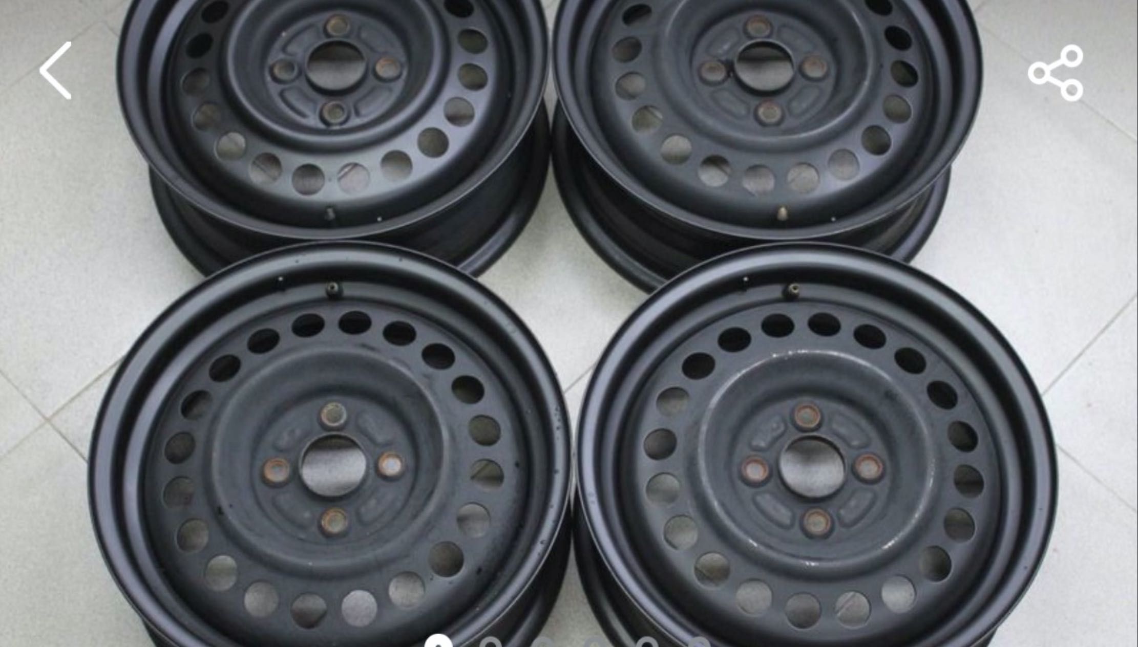 15" Джанти за Хонда Джаз Honda Jazz 4х100 6х15 ЕТ45 Центр.отвор 56,1.