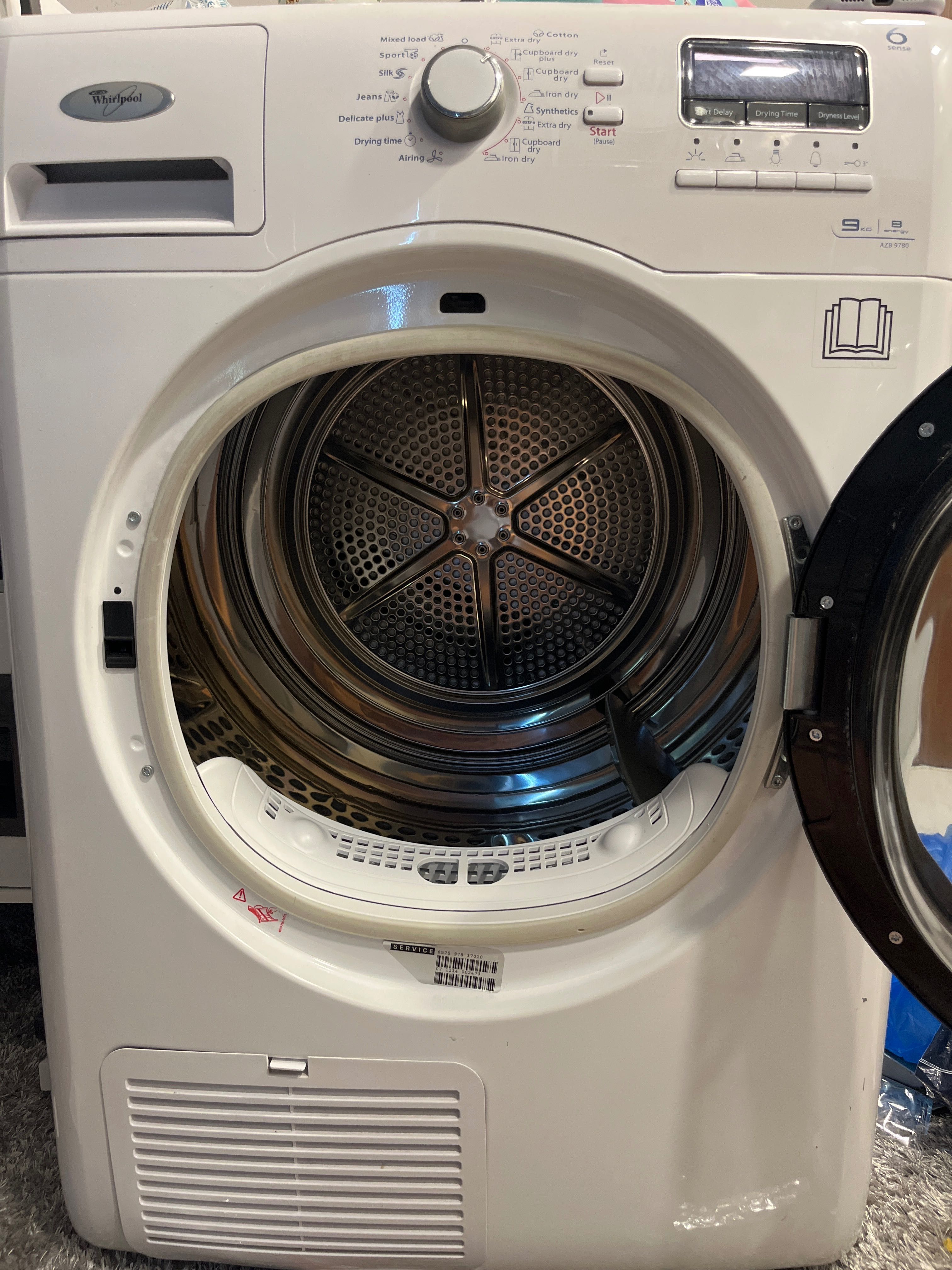 Сушилня Whirlpool – 9 кг, кондензна