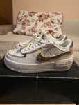 Nike Air Force 1 Shadow Animal Print ~ Marimea 37.5 ~ Noi