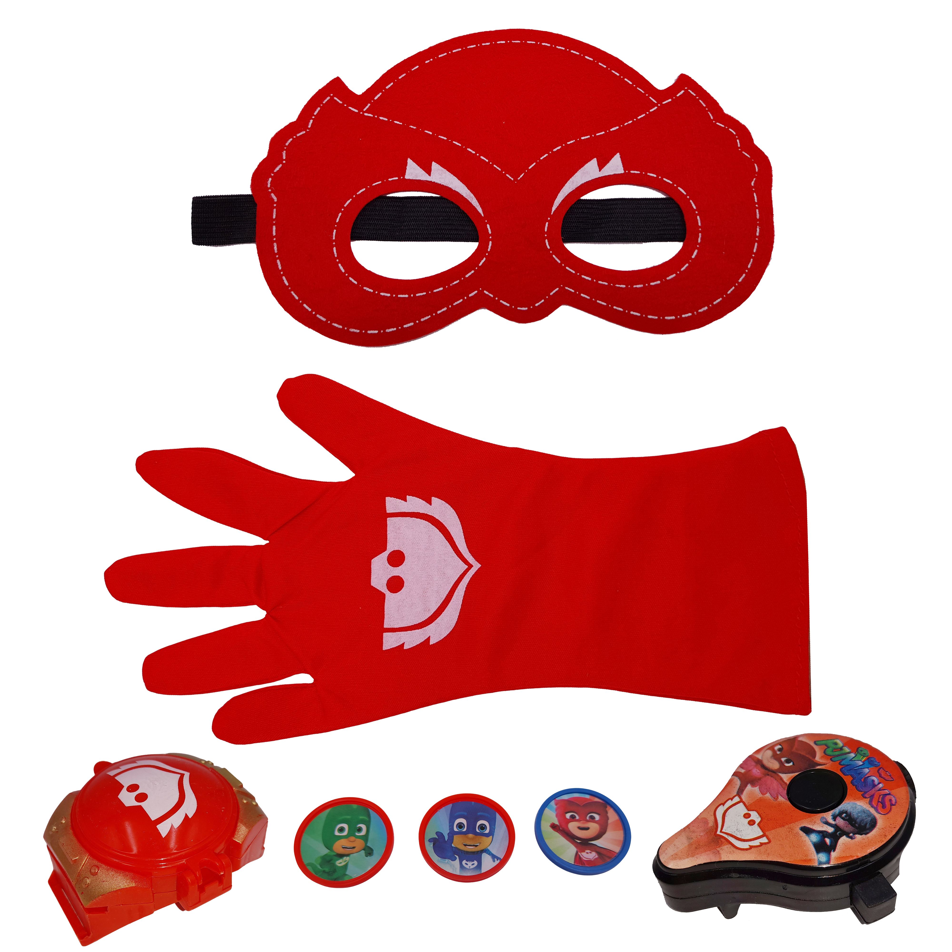 Set accesorii Eroi in Pijamale, Bufnita, marime universala