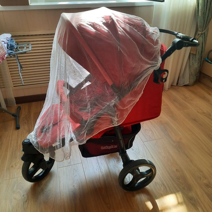 Детская прогулочная коляска Babyton Trio Red. Торг!