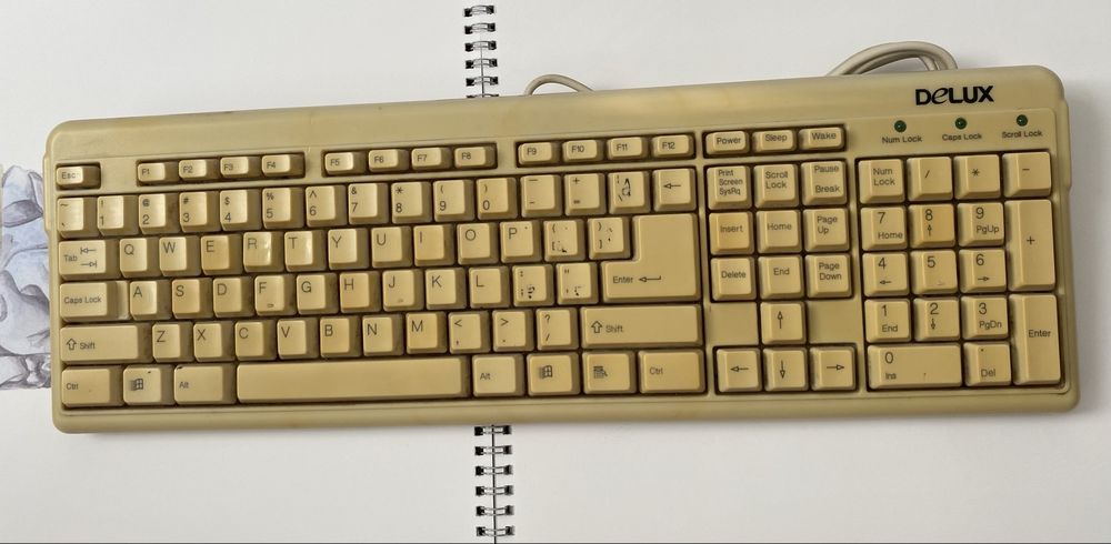 Tastatura vintage -DeLUX
