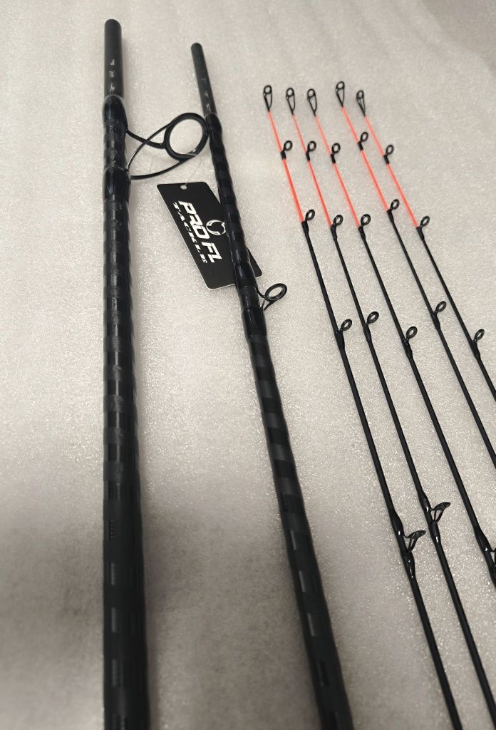SET 2 Lansete Feeder FL FLX River 4.20M/100-250GR/3Seg
