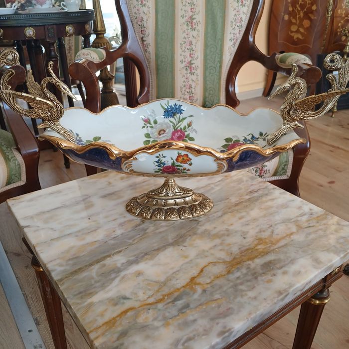 Фруктиера бронз порцелан