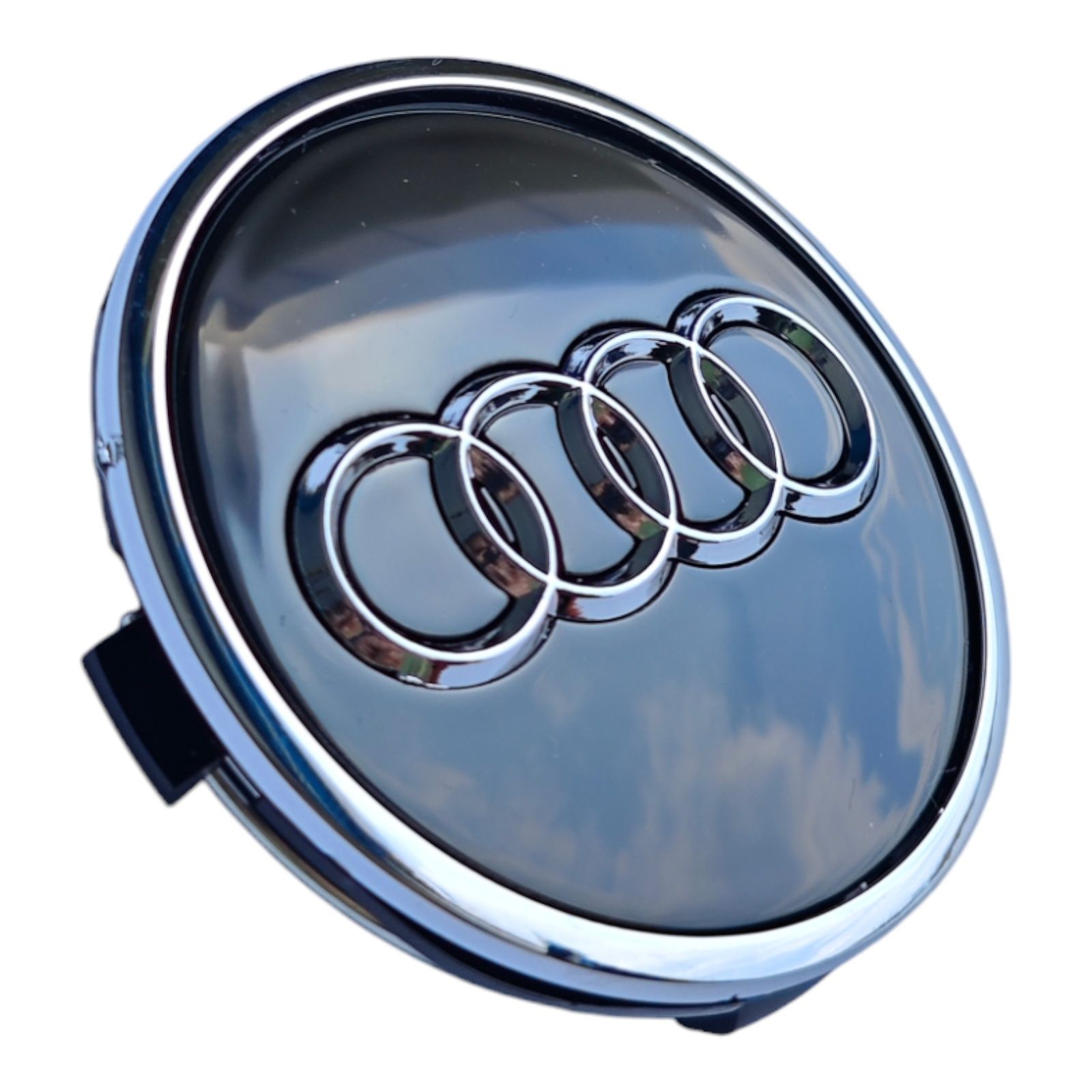 61мм Капачки за джанти АУДИ А3 А4 А5 А6 2016-24г OEM 4M0601170 - ЧЕРНИ