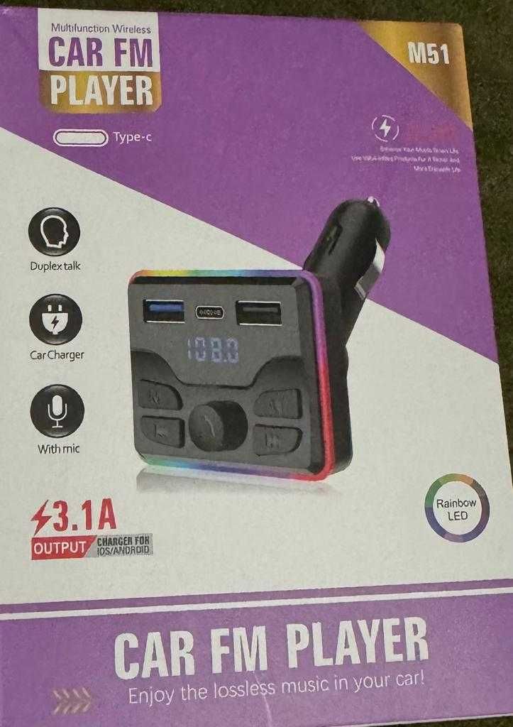 Modulator FM Bluetooth 5.0 Incarcare rapida MP3 Player Tip C