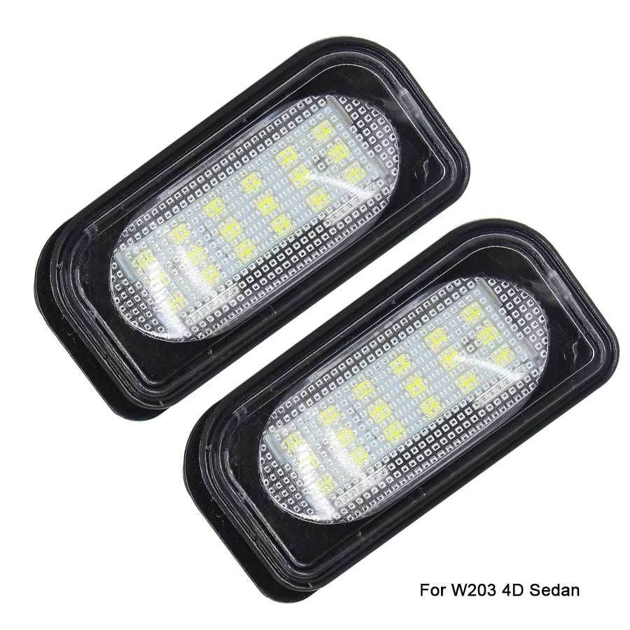 Плафони LED 3027-9 за регистрационен номер Mercedes Benz C-Class W203