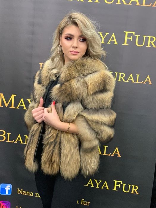 Haine si geci de piele si blana naturala