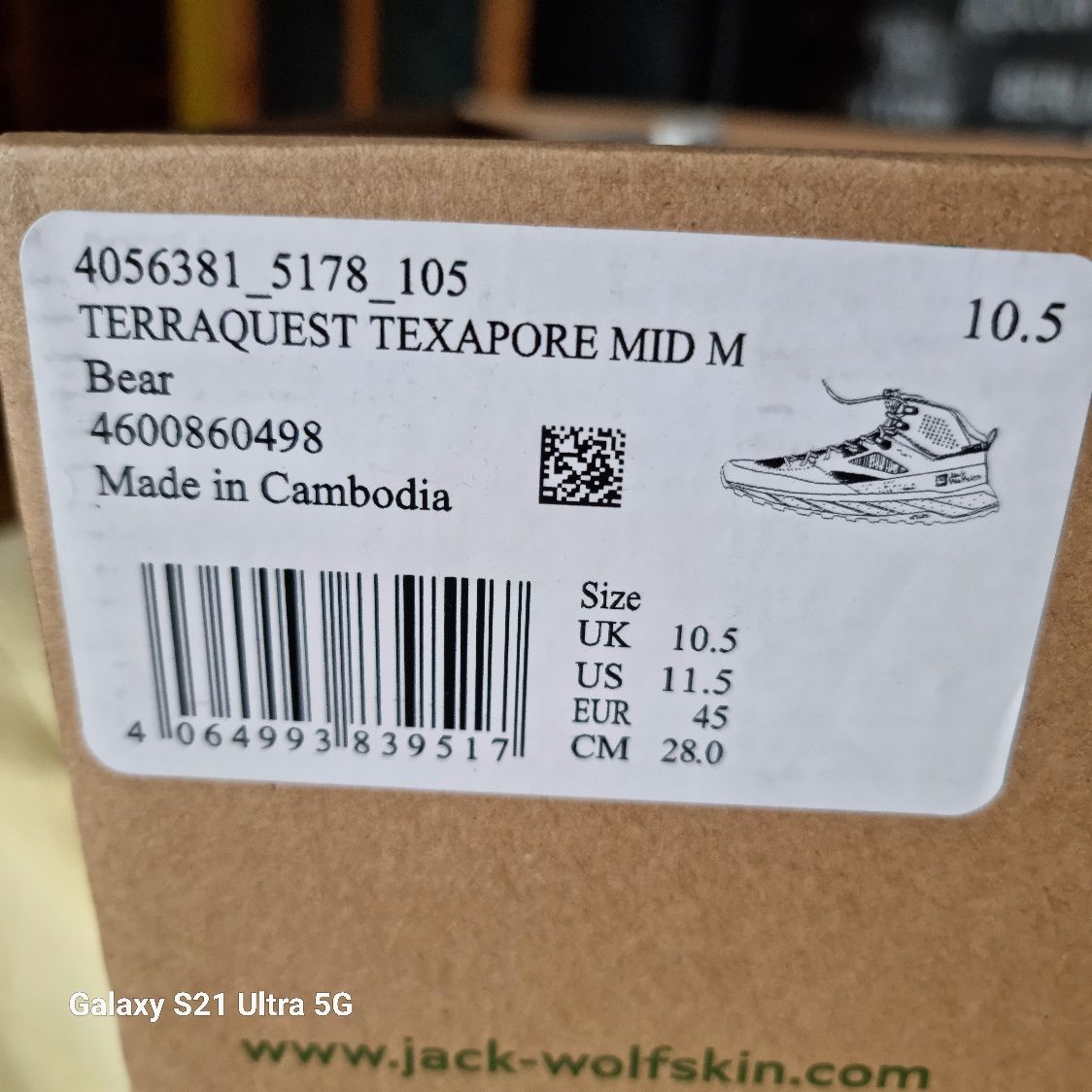 Jack Wolfskin terraquest texapore mid m