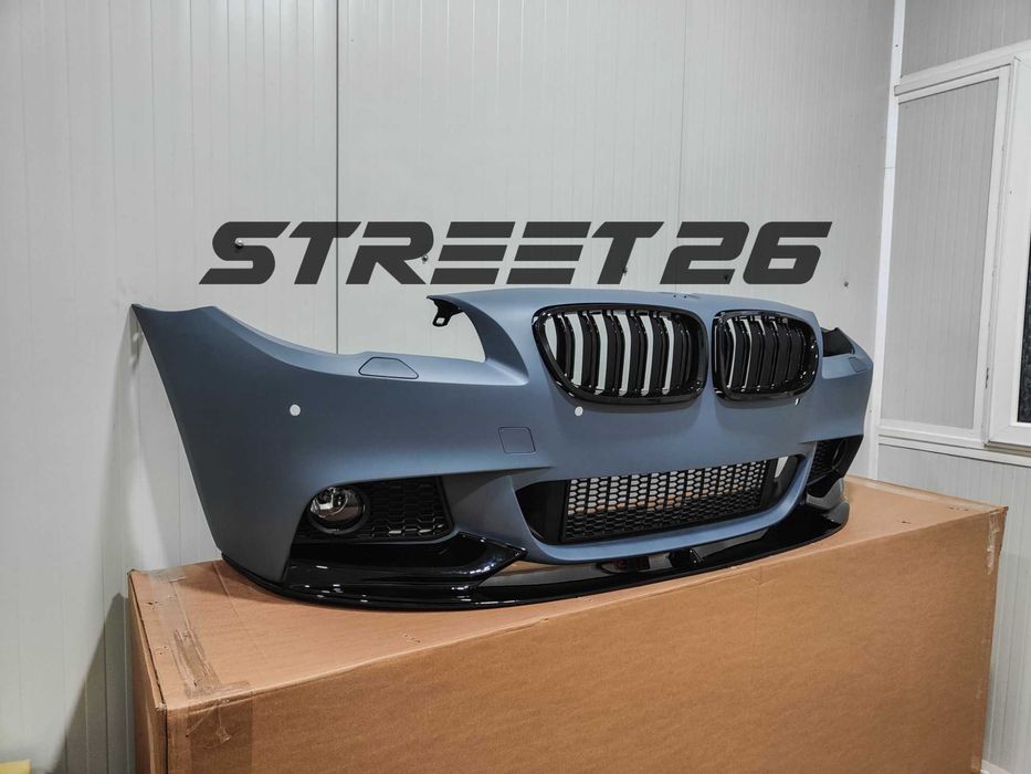Bara fata M BMW F10 F11 (2010-2013) pre-LCI cu grile duble si lip